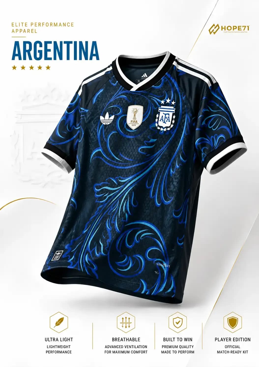 Argentina Away jersey Player edition-2026