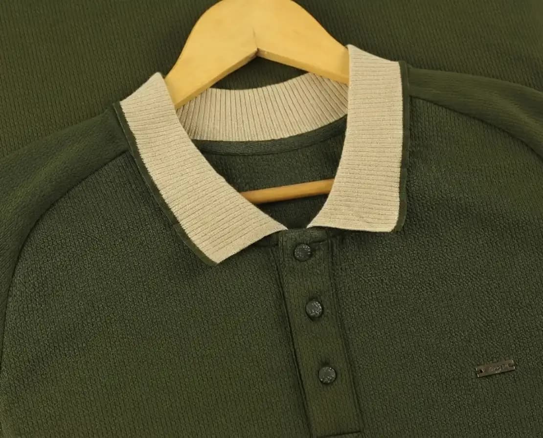 Comfort Polo-Olive thumbnail 2