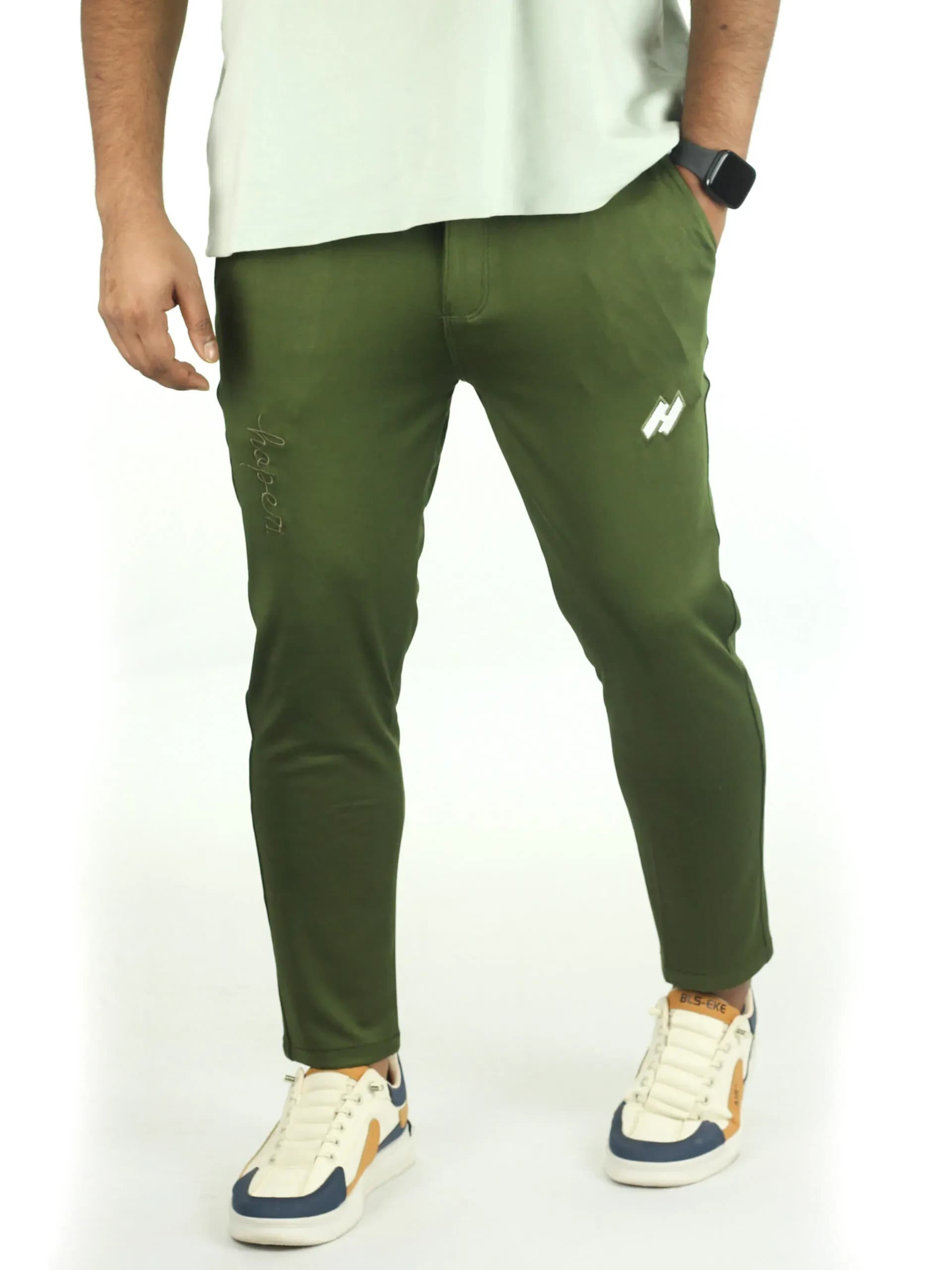 Comfort Regular Trouser-Olive