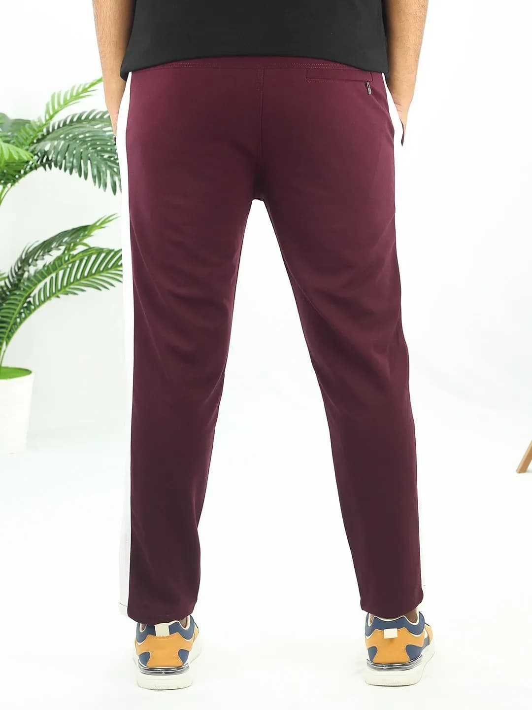 Luxury Stripe Merun Trouser thumbnail 2