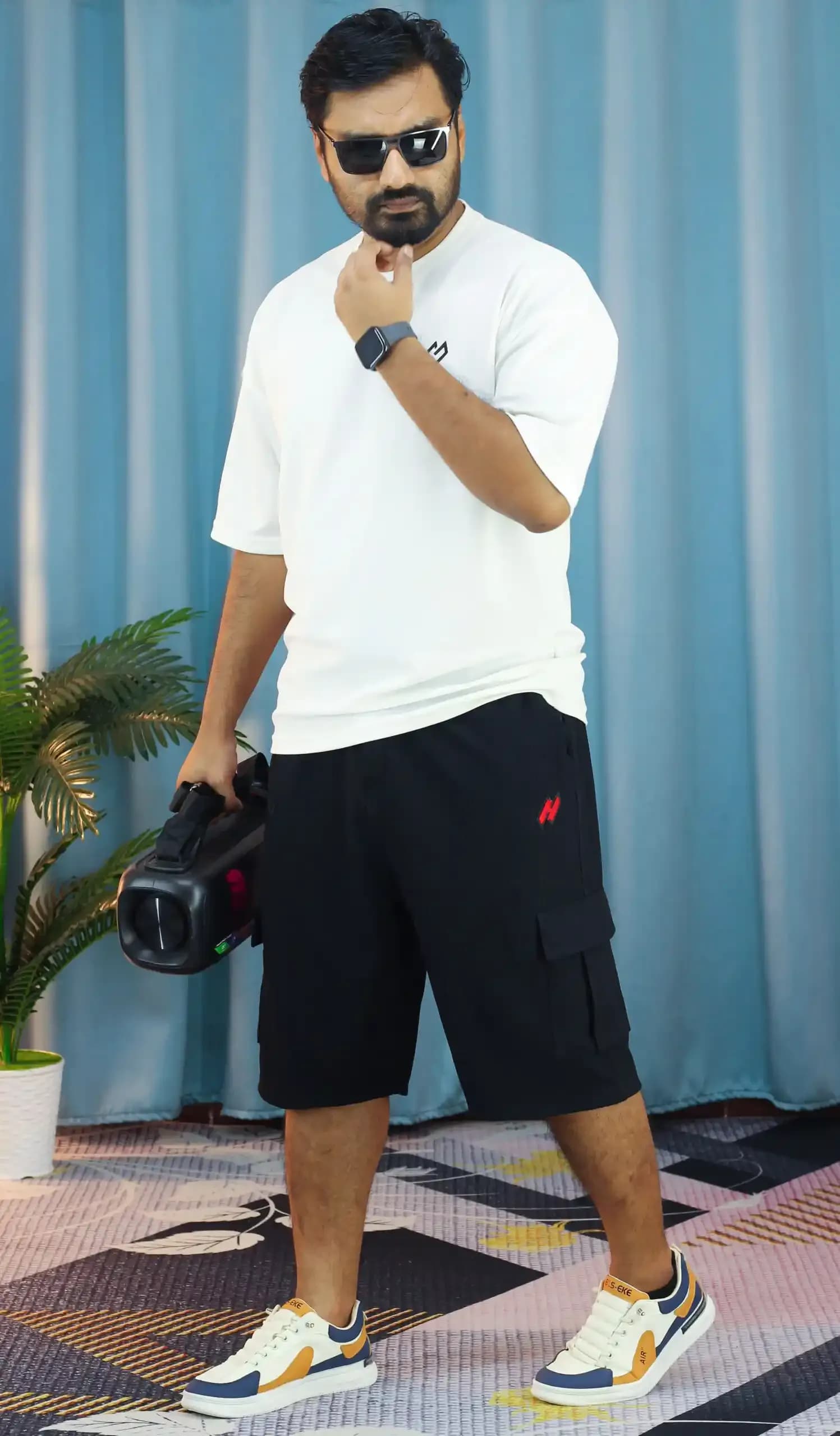 Super Luxury Black Shorts thumbnail 2