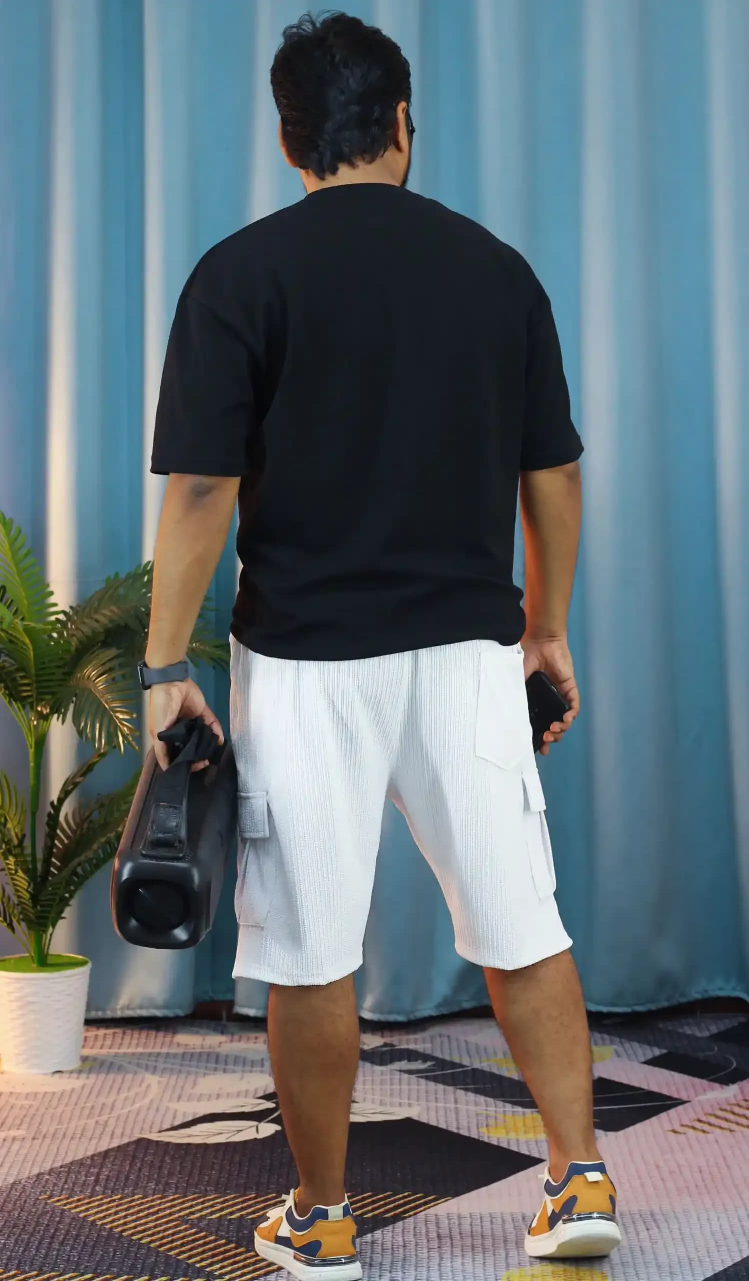 Super Luxury White shorts thumbnail 2
