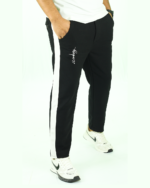 Luxury Stripe Black Trouser - Image 2