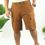 Hybrid Shorts Camel Brown