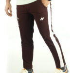 Coffee Luxury Stripe Trouser