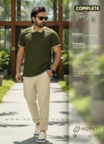 Comfort Polo-Olive - Image 4