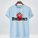Inkilab Cotton Comfort T-Shirt ( Light Blue )