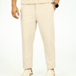 Formal Adjustable waist Pant- Cream